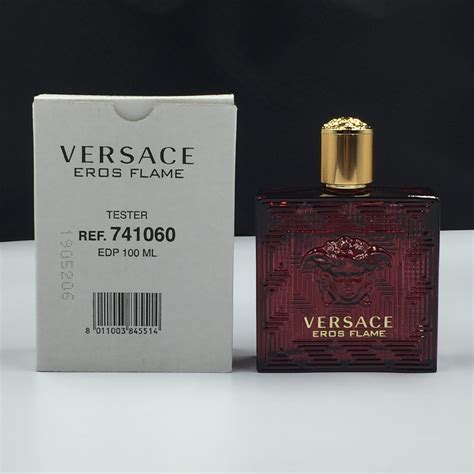 versace eros flame tester